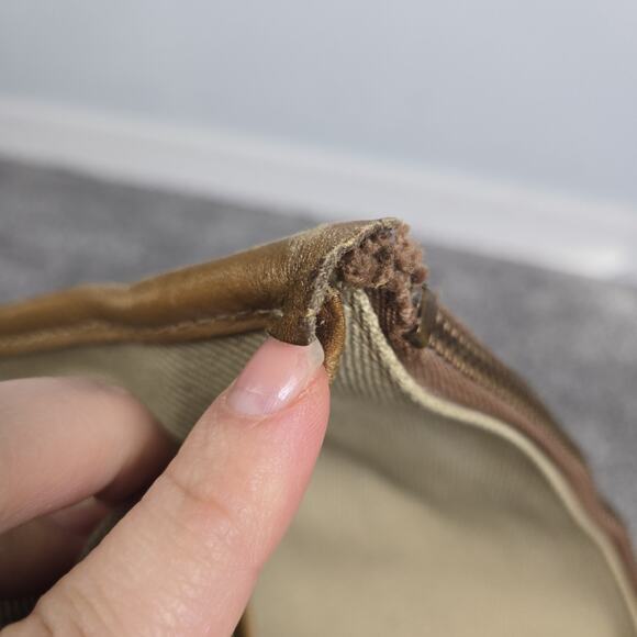 Vintage MARLEY HODGSON Ghurka The Runabout No 9 leather canvas TOTE / HAND BAG - Picture 3 of 16